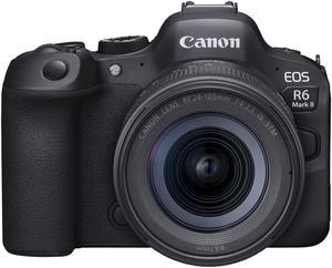 Canon EOS R6 Mark II Mirrorless Camera w/RF 24-105mm f/4-7.1 Lens, Black