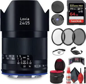 Zeiss Loxia 25mm f/2.4 Lens for Sony E Mount (2218-783) + Deluxe Kit