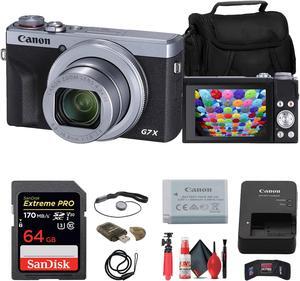 Canon PowerShot G7 X Mark III Digital Camera + 64GB Card + Case + Tripod + More