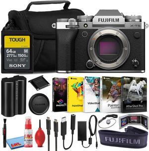 Fujifilm X-T5 Mirrorless Camera (Body Only) (Silver) Sony 64GB Card Bundle