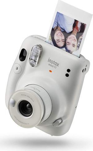 Instax Mini 11 Instant Film Camera, Auto Exposure and Selfie Lens, Ice White