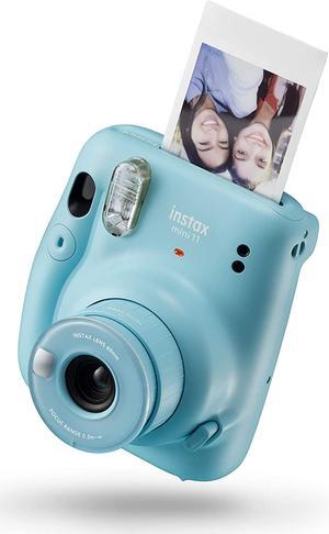 Instax Mini 11 Instant Film Camera, Auto Exposure and Selfie Lens, Sky Blue