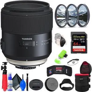 Tamron SP 45mm f/1.8 Di VC USD Lens for Nikon F + Accessories (INTL Model)