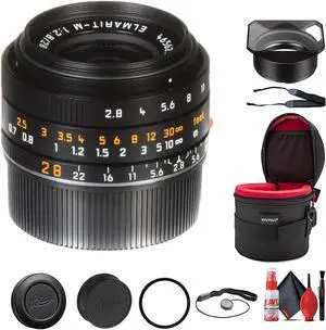 Leica Elmarit-M 28mm f/2.8 ASPH Lens + 6Ave Accessory Kit