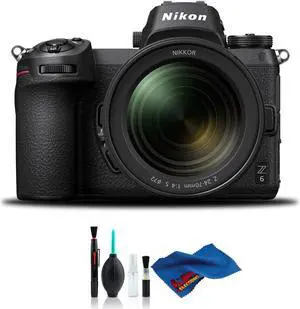 Nikon Z 6 Mirrorless Digital Camera with 24-70mm Lens and Cleaning Kit (Intl Model)