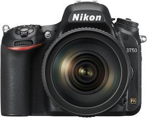 Nikon D750 FX-format Digital SLR Camera w/ 24-120mm f/4G ED VR Auto Focus-S NIKKOR Lens