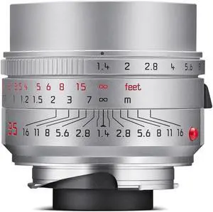 Leica 35mm f/1.4 Summilux-M ASPH Lens, Silver