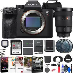 Sony a7R IVA Mirrorless Camera + Sony FE 24-105mm Lens + 64GB Card + More