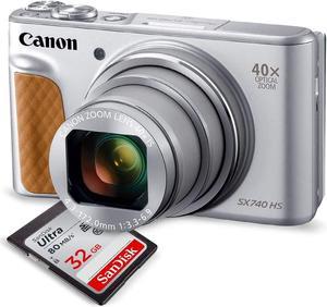 Canon PowerShot SX740 HS Digital Camera Silver International Version 2956C001