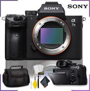 Sony Alpha a7 III Mirrorless Digital Camera with Camera Cleaning Kit Bundle  Camera Case