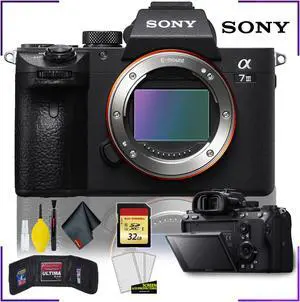 Sony Alpha a7 III Mirrorless Digital Camera with Camera Cleaning Kit Bundle + 32gb Memory SD Card