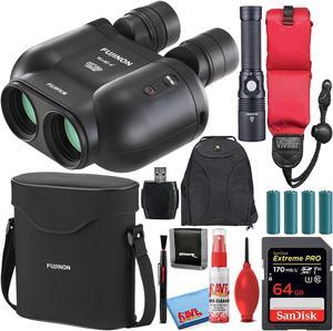 Fujifilm 14x40 TSX1440 Techno-Stabi ImageStabilized Binoculars (Black) Bundle