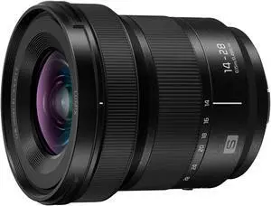 Panasonic LUMIX S Series Camera Lens, 14-28mm F4-5.6 Ultra Wide-Angle Zoom Lens with Macro Capability, S-R1428
