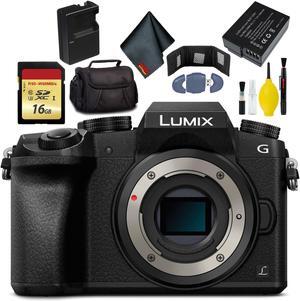 Panasonic Lumix DMC-G7 Camera-KitBox-NoLens - Battery(2) - Charge - 16GB Card