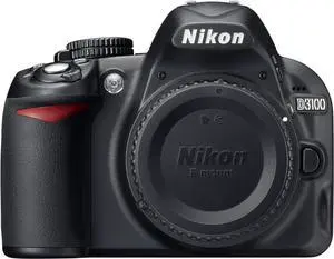Nikon D3100 14.2MP DX-Format DSLR Digital Camera Body Only (No Lens) - (Black)