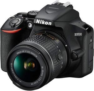 Nikon D3500 24.2MP DX-Format DSLR Digital Camera with 18-55mm Lens - (Renewed)