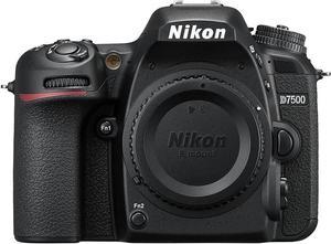 Nikon D7500 20.9MP DX-Format 4K DSLR Digital Camera (Body Only) - (Renewed)