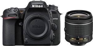 Nikon D7500 20.9MP DX-Format DSLR Digital Camera with 18-55mm Lens - (Renewed)