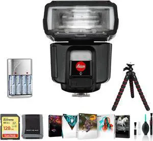 Leica SF 60 Camera Flash with 128GB Memory Card
