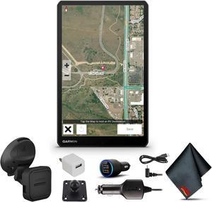 Garmin RV 1095 MT-S with USB Car and Wall Adapters and 6Ave Cleaning Cloth