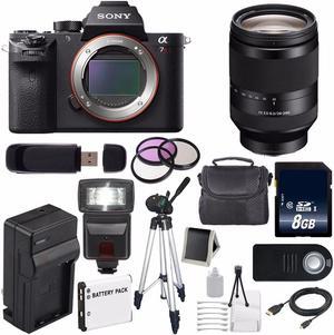 Sony Alpha a7R II Mirrorless Digital Camera (International Model) + Sony FE 24-240mm f/3.5-6.3 OSS Lens + 72mm 3 Piece F