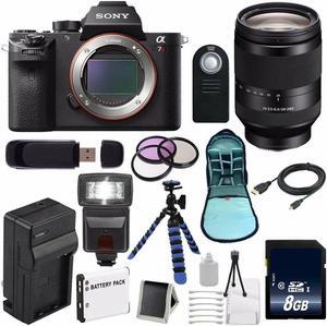Sony Alpha a7R II Mirrorless Digital Camera (International Model) + Sony FE 24-240mm f/3.5-6.3 OSS Lens + 72mm 3 Piece F