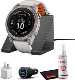 Garmin fenix 7 Pro Solar Sapphire Titanium Gray/Ember Orange with Accessories