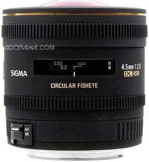Refurbished Sigma 45mm f28 EX DC HSM Circular Fisheye Lens for Nikon Digital SLR Cameras