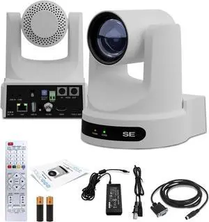 PTZOptics Move SE PTZ Camera with 12x Optical Zoom (White) (PT12X-SE-WH-G3)