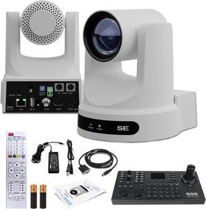 PTZOptics Move SE PTZ Camera with 12x Optical Zoom + PTZOptics SuperJoy PTZ Camera Controller