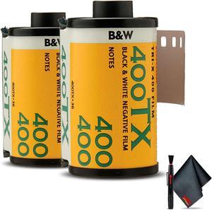 (2) Kodak Tri-X ASA / ISO 400 Film for 35mm Camera + Cleaning Kit