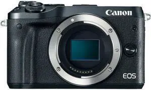 Canon EOS M6 Mirrorless Digital Camera (Body Only, Black) ( Intl Model)