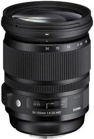 Sigma 635205 24-105mm F 4.0 DG OS HSM Zoom Lens for Sony Alpha Cameras - International Version (No Warranty)