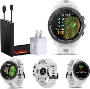 Garmin Approach S70 42MM Fitness Tracker Watch GPS Golf Smartwatch For Men-White