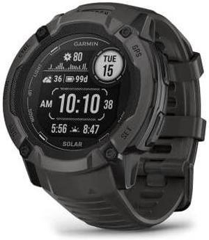 Garmin Instinct 2X Solar Rugged GPS Smartwatch Graphite