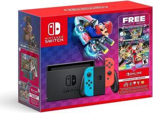 Nintendo Switch Console with Neon Blue/Neon Red Joy-Con Controller