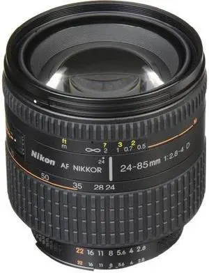 Nikon 24-85mm f/2.8-4 IF AF-D Nikkor Lens with Hood - International Version (No Warranty)