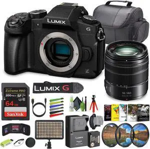 Panasonic Lumix DMC-G85 Mirrorless Digital Camera With Lumix G 14-140mm Lens
