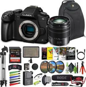 Panasonic Lumix DMC-G85 Mirrorless Digital Camera With Lumix G 14-140mm Lens