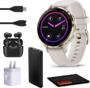 Garmin Venu 3S Advanced Fitness & Health Tracker Smart Watch - Ivory Case