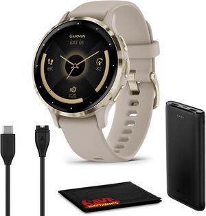 Garmin Venu 3S Advanced Fitness & Health Tracker Smart Watch - French Gray Case