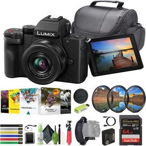 Panasonic Lumix G100 Mirrorless Camera With 12-32mm Lens Vlogging Camera Bundle