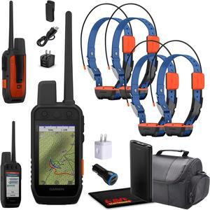 Garmin Alpha 300i Handheld With 4x Alpha T20 Tracking Collar For Dogs With GPS