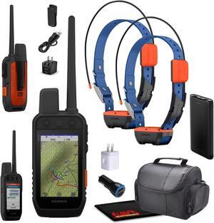 Garmin Alpha 300i Handheld With 2x Alpha T20 Tracking Collar For Dogs With GPS