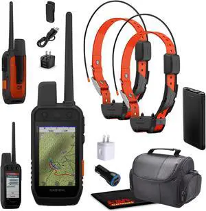 Garmin Alpha 300i Handheld With 2x Alpha TT25 Tracking & Training Collar for Dog