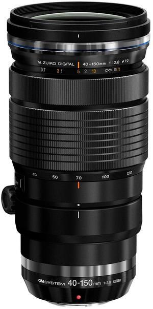 OM System M.ZUIKO DIGITAL - 40 mm to 150 mm - f/22 - f/2.8 - Varifocal Lens, 72 mm Attachment - 0.21x Magnification - 3.8x Optical Zoom