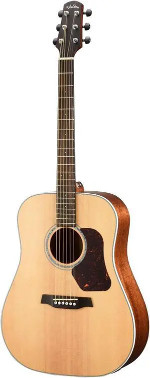 Walden D740E W/Gig Bag Natura All-Solid Sitka/Mahogany Dreadnought Acoustic-Electric Guitar - Satin Natural