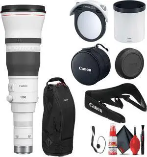 Canon RF 1200mm f/8 L IS USM Lens (5056C002) + Cap Keeper + Cleaning Kit - Bundle