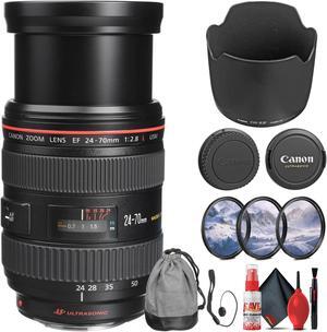 Canon EF 24-70mm f/2.8L USM Standard Zoom Lens for Canon SLR Cameras - Bundle