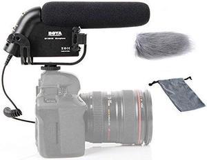 Boya BY-VM190 Professional Directional Video Condenser Shotgun Microphone for Canon Sony Pentax DSLR Camera Camcorder DV